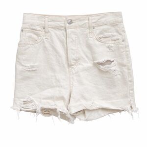 We The Free Makai High Rise Ivory Cutoff‎ Shorts 26